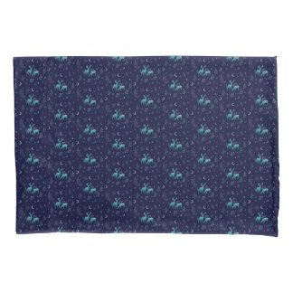 Blauer Hirschpillowcase Kissenbezug
