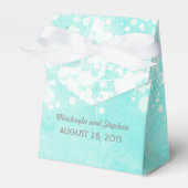 Blauer Hochzeitslichter Geschenkschachtel (Vorderseite)