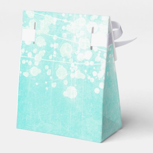 Blauer Hochzeitslichter Geschenkschachtel (Rückseite)
