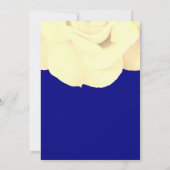 Blauer Hochzeitssommer der Blauen Elfenbeinküste R Einladung (Rückseite)