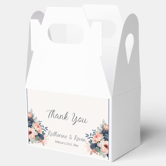 Blauer Hochzeitstag der Blauen Rose Geschenkschachtel (Geöffnet)