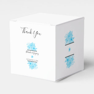 Blauer Hochzeitstag Geschenkschachtel