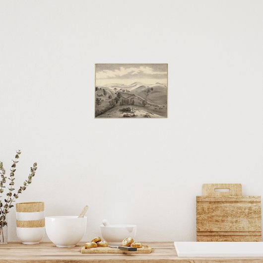 Blauer Hof, Missionsgipfel Poster (Küche)