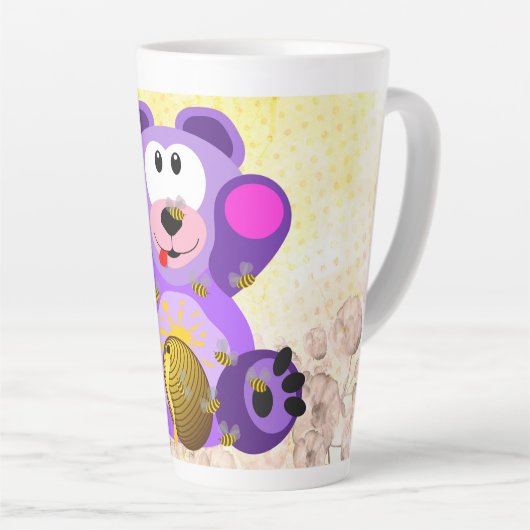 Blauer Honig Bär Milchtasse (Rechte Ecke)