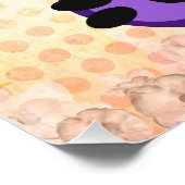 Blauer Honig Bär Poster (Ecke)
