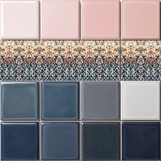 Blauer Horizont Fliese