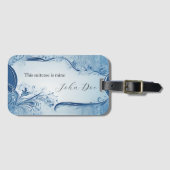 Blauer Horizont Gepäckanhänger (Vorderseite (Horizontal))