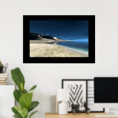 blauer horizont poster (Heimbüro)