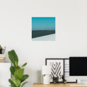 Blauer Horizont Poster (Heimbüro)