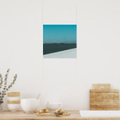 Blauer Horizont Poster (Küche)