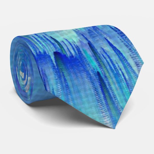 Blauer Horizont, reizende Krawatte (Gerollt)