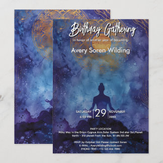 Blauer Horizont | Ruhige Meditationskomposition Einladung