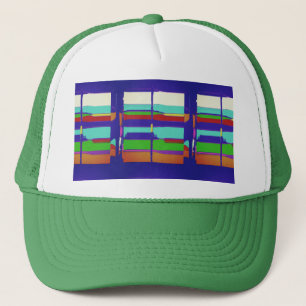 Blauer Horizont Truckerkappe