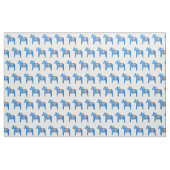 Blauer Horse Stoff (Yard (91,4 cm))