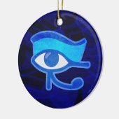 Blauer Horus Keramik Ornament (Links)