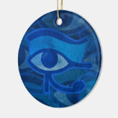 Blauer Horus Keramik Ornament (Links)