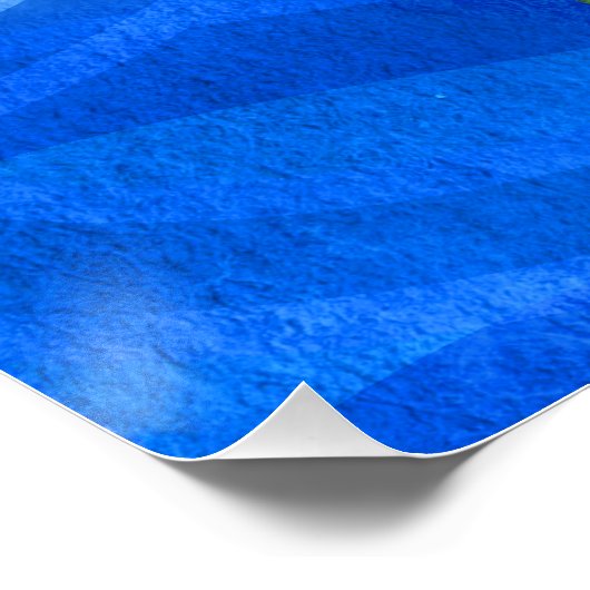 Blauer Horus Poster (Ecke)