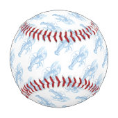 Blauer Hummer Baseball (Rückseite)
