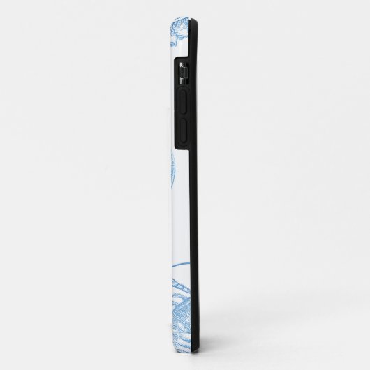 Blauer Hummer Case-Mate iPhone Hülle (Hinten/Links)