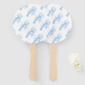 Blauer Hummer Fächer