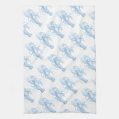 Blauer Hummer Geschirrtuch (Vertikal)