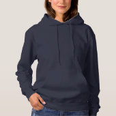 Blauer Hummer Immobilien Button Hoodie (Vorderseite)