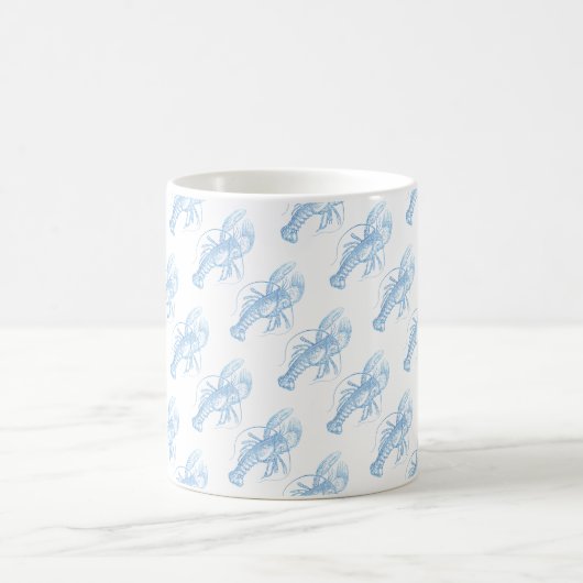 Blauer Hummer Kaffeetasse (Mittel)