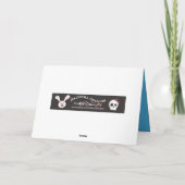 Blauer Hummer Karte (Rückseite)