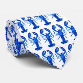 Blauer Hummer Krawatte (Gerollt)