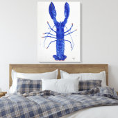 Blauer Hummer Leinwanddruck (Insitu (Schlafzimmer))