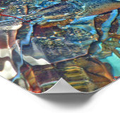 Blauer Hummer, Maine Poster (Ecke)