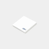 Blauer Hummer Retro Vintage Bild Post-it Klebezettel (angewinkelt)