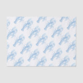 Blauer Hummer Seidenpapier (Vorderseite)