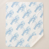 Blauer Hummer Sherpadecke (Vorderseite)