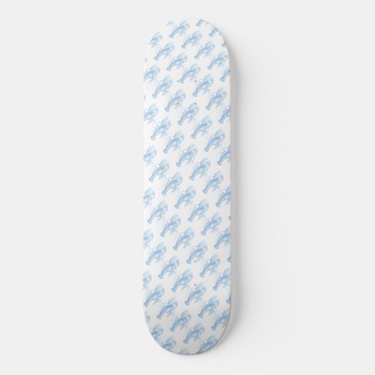 Blauer Hummer Skateboard (Vorderseite)