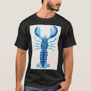 Blauer Hummer T-Shirt