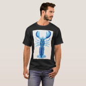 Blauer Hummer T-Shirt (Vorne ganz)