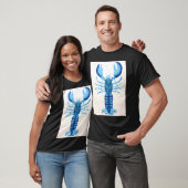 Blauer Hummer T-Shirt (Unisex)