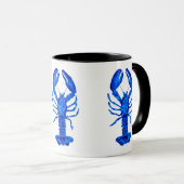 Blauer Hummer Tasse (VorderseiteRechts)