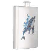 Blauer Humpback Whale Flachmann (Rechts)