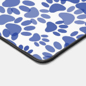 Blauer Hund Druckmuster Schreibtischunterlage (Ecke)