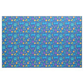 Blauer Hund Druckmuster Stoff (Fat Quarter (45,7 x 55,9 cm))
