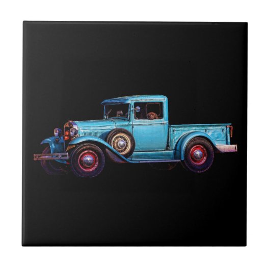 BLAUER HUND FLIESE (Vorderseite)