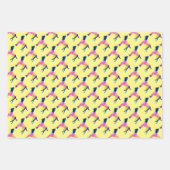 Blauer Hund Haustier Geschenkpapier Set (Vorderseite 2)