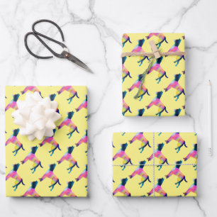 Blauer Hund Haustier Geschenkpapier Set