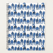 Blauer-Hund-Hintern-Muster Planer (Vorderseite)