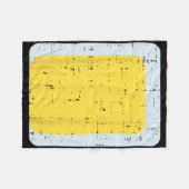 Blauer Hund Kostüm Hund Halloween Letzte Minute Mä Fleecedecke (Vorderseite (Horizontal))