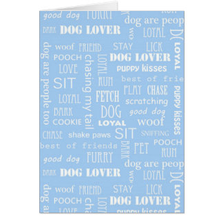 Blauer Hund Lover Redewendungen