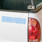 Blauer Hund Lover Redewendungen Autoaufkleber (Auf Lkw)