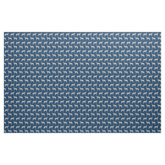 Blauer Hund Stoff (Yard (91,4 cm))